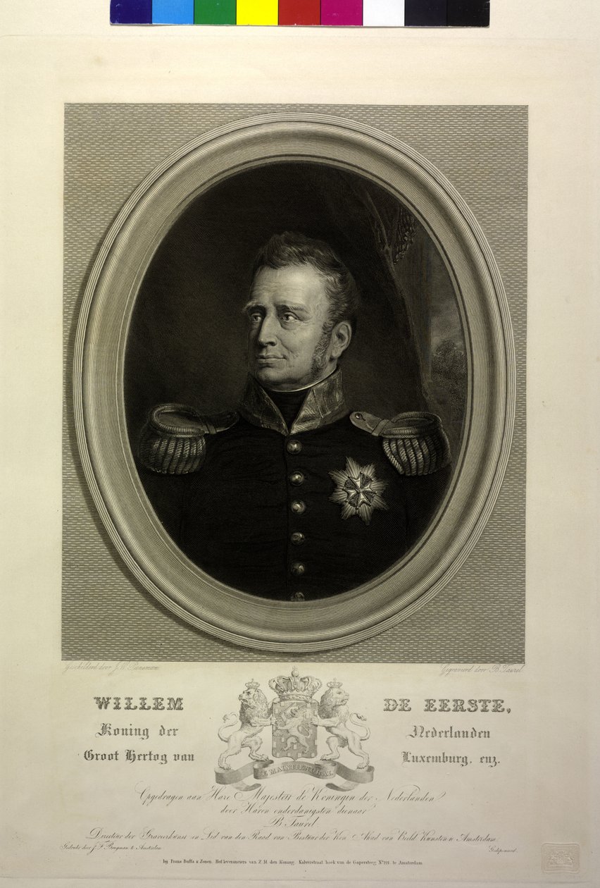 Alankomaiden kuningas Vilhelm I tekijältä Jan Willem Pieneman