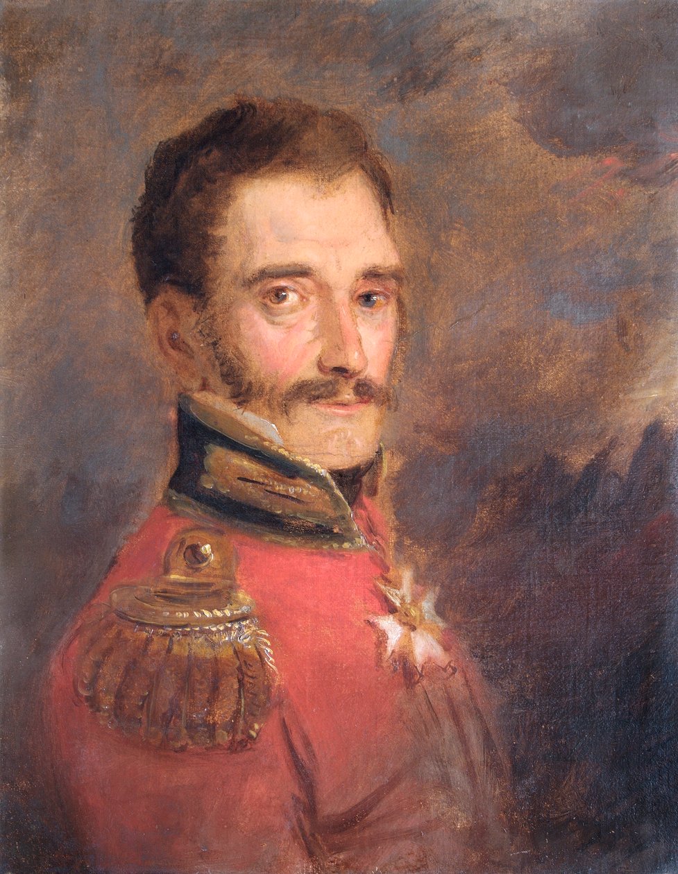 Kenraaliluutnantti Sir John Elley (öljy kankaalle) tekijältä Jan Willem Pieneman