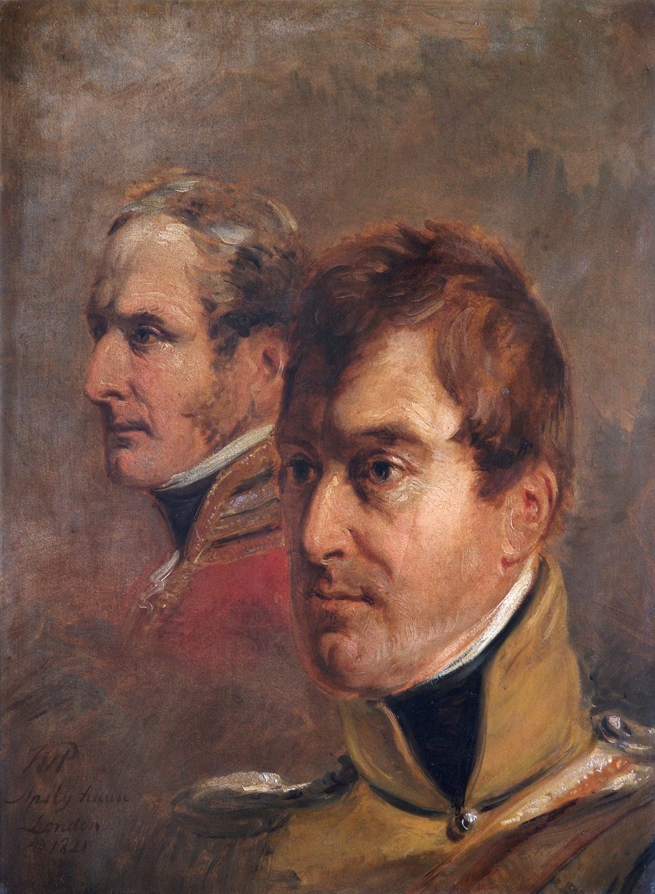 Brittikenraalimajuri Sir Frederick Ponsonbyn muotokuva Sir Colin Campbell, 1821 tekijältä Jan Willem Pieneman