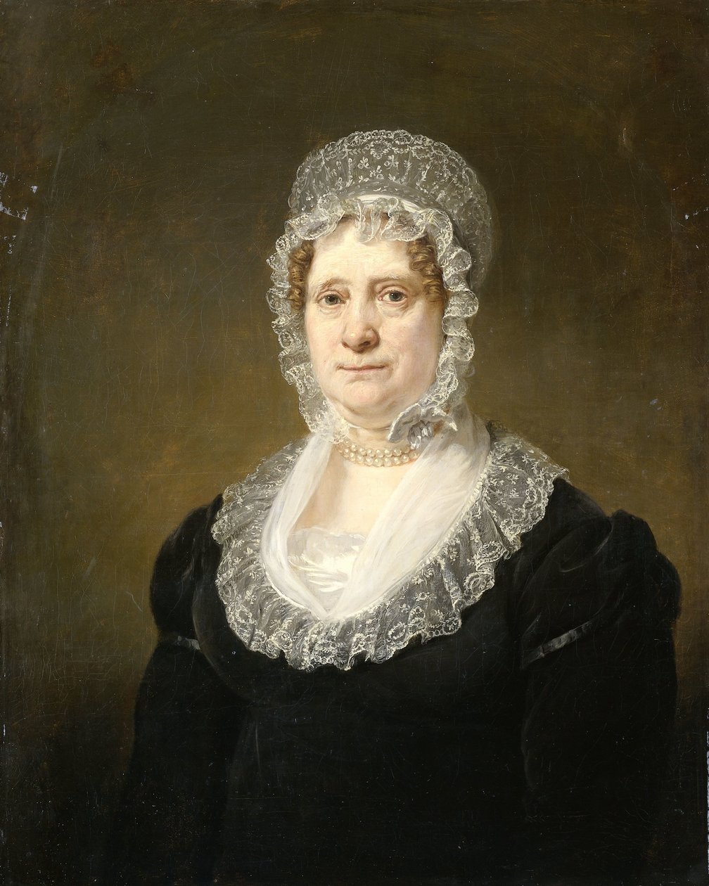 Muotokuva Sara de Haanista, Amsterdamin vakuutuksenantajan Cornelis Hartsenin leskestä tekijältä Jan Willem Pieneman