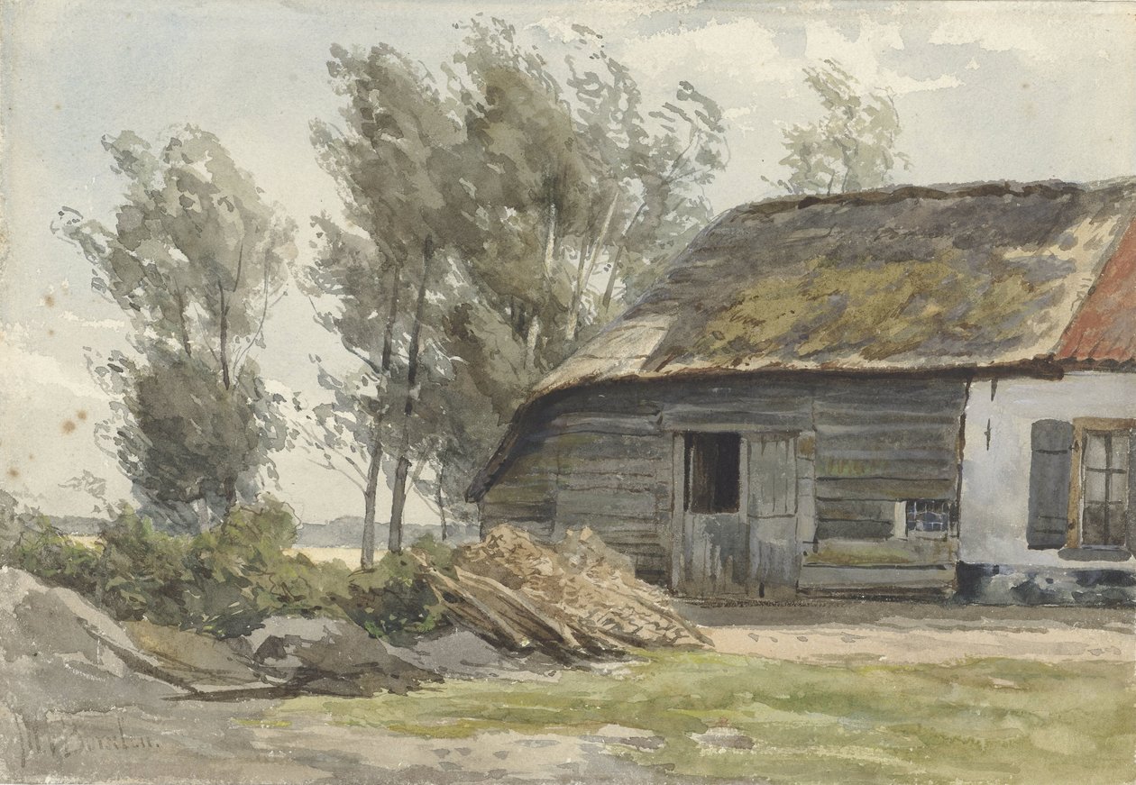 Maalaistalo ja navetta tekijältä Jan Willem van Borselen