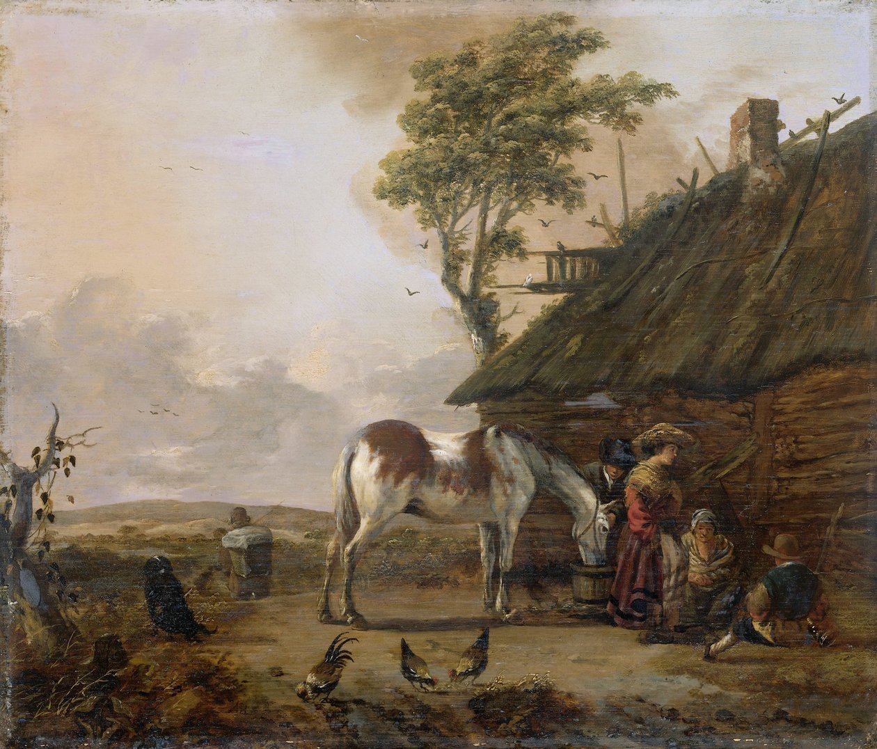 Piebald hevonen tekijältä Jan Wouwerman