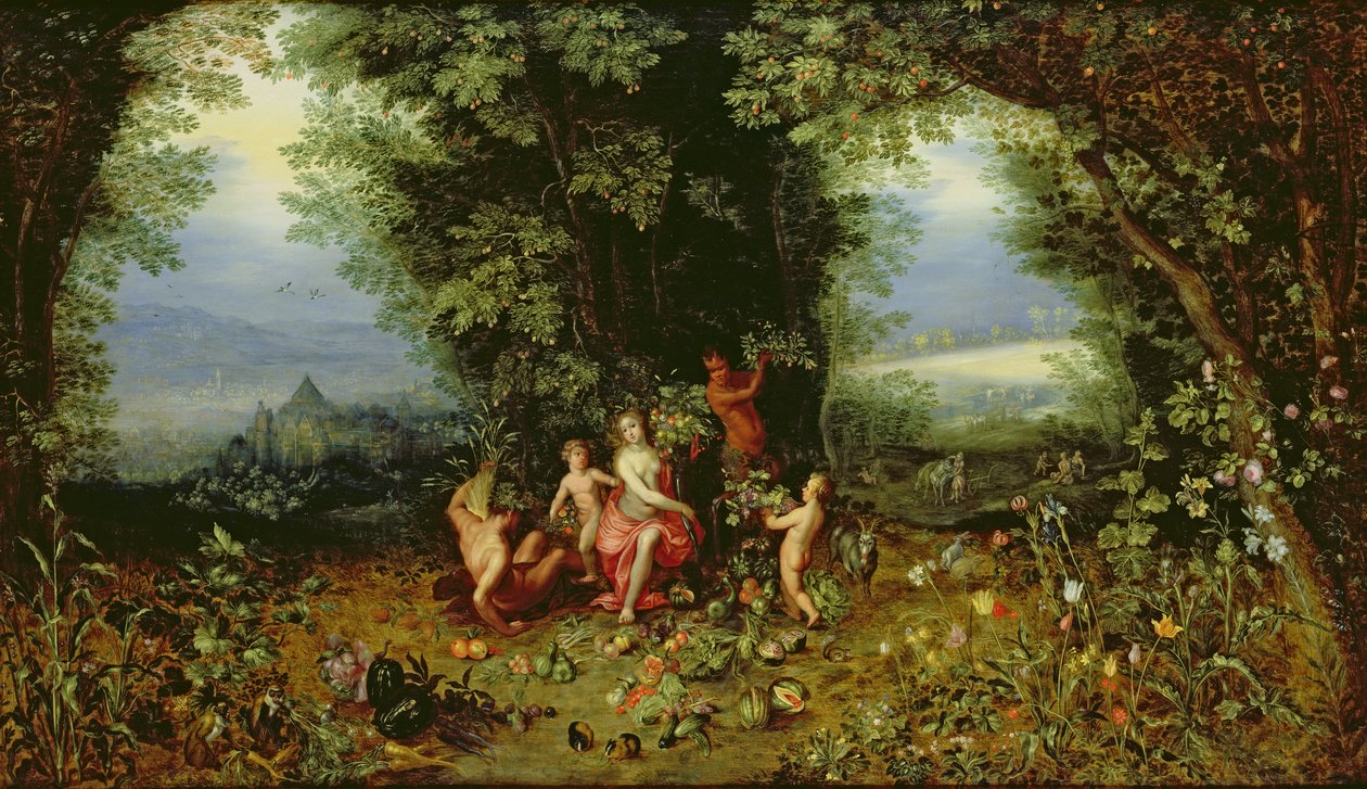 Maan allegoria tekijältä Jan and Balen, Hendrik van Brueghel