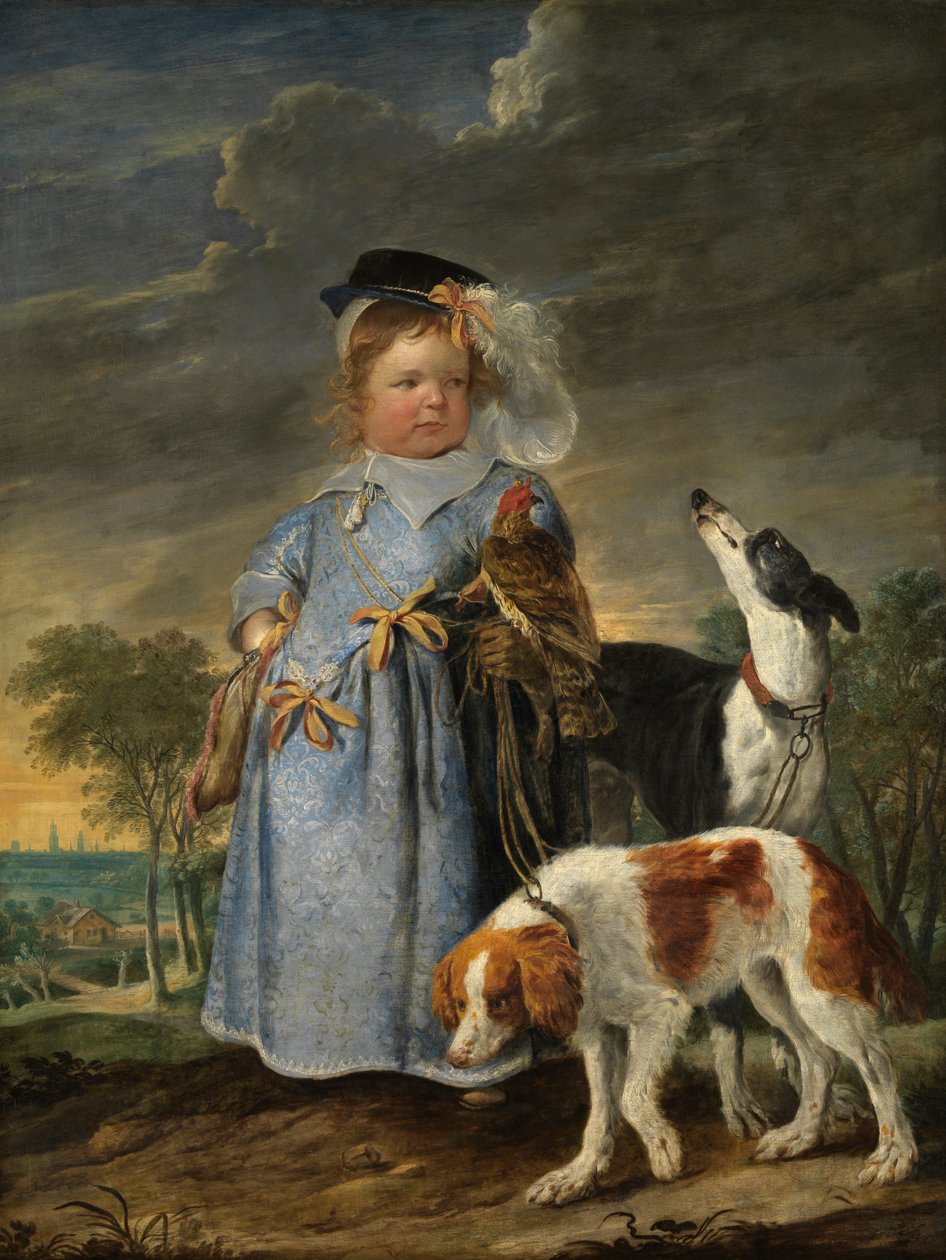 Retrato de menino (óleo sobre painel) finlandês tekijältä Jan and Quellinus Erasmus (1607 78) Fijt