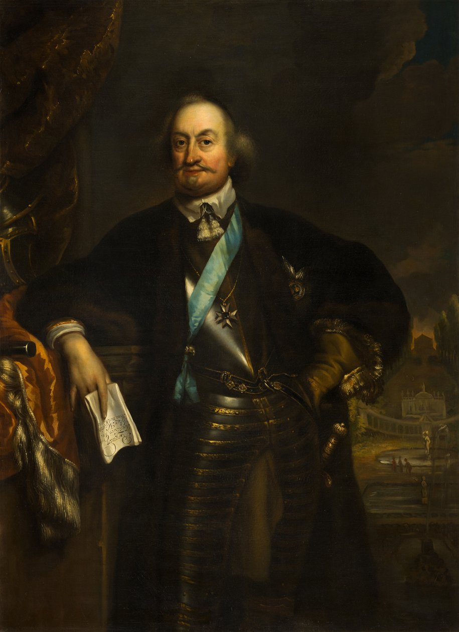 Johan Maurits (1604-1679), Nassau-Siegenin kreivi, Mauritshuisin perustaja, 1668-1670, muotokuva tekijältä Jan de Baen