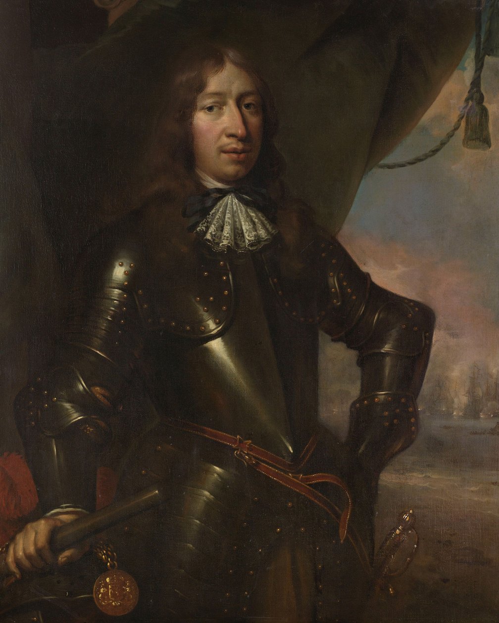 Willem Joseph Baron van Gendt (1625-1672). Vara-amiraali, 1667-1702 tekijältä Jan de Baen