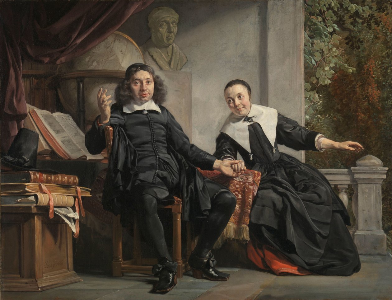 Abraham Casteleyn ja hänen vaimonsa Margarieta van Bancken Haarlemin kirjapaino Abraham Casteleyn ja hänen vaimonsa Margarieta van Bancken tekijältä Jan de Bray