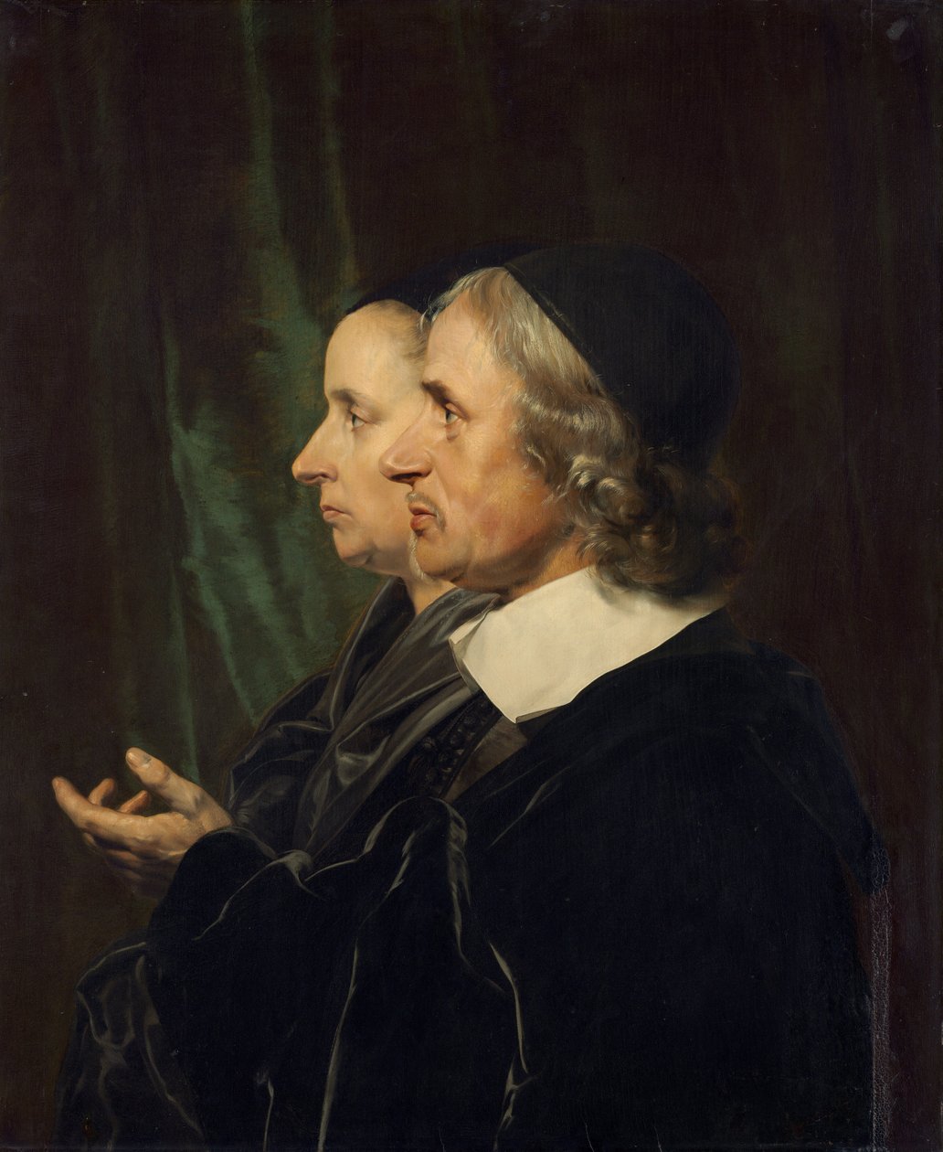 Taiteilijan vanhempien Salomon de Brayn ja Anna Westerbaenin muotokuva, 1664. tekijältä Jan de Bray