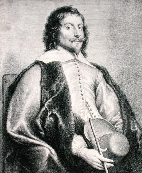 Nicolas Lanier (s.1588), kaivertaja Lucas Vostermans (kaiverrus). tekijältä Jan the Elder (after) Lievens
