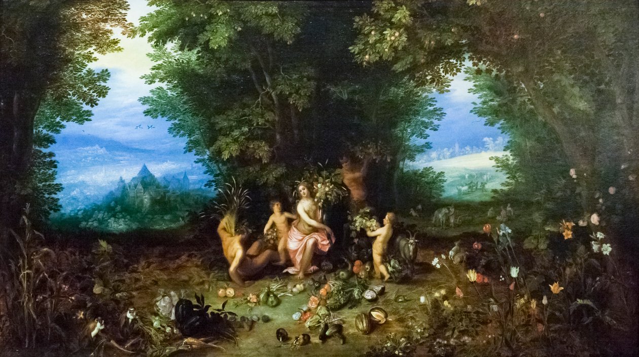 Maan allegoria, n. 1611 tekijältä Jan the Elder Brueghel