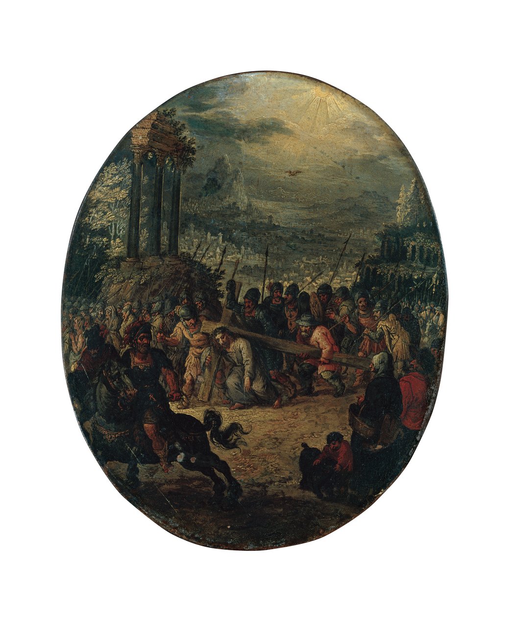 Kristus tiellä Golgatalle tekijältä Jan the Elder Brueghel
