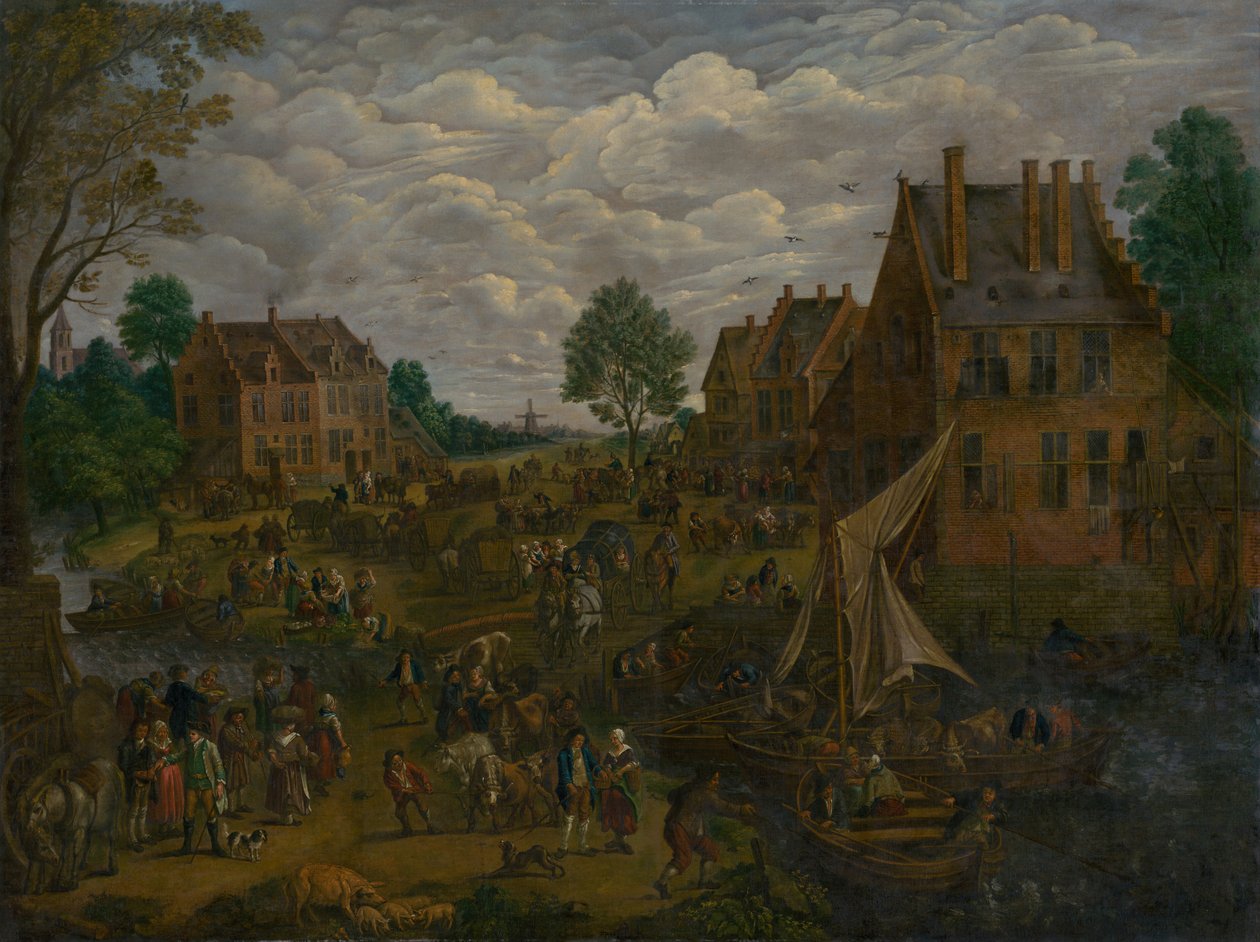 Hollannin messut, 1750-1800 tekijältä Jan the Elder Brueghel