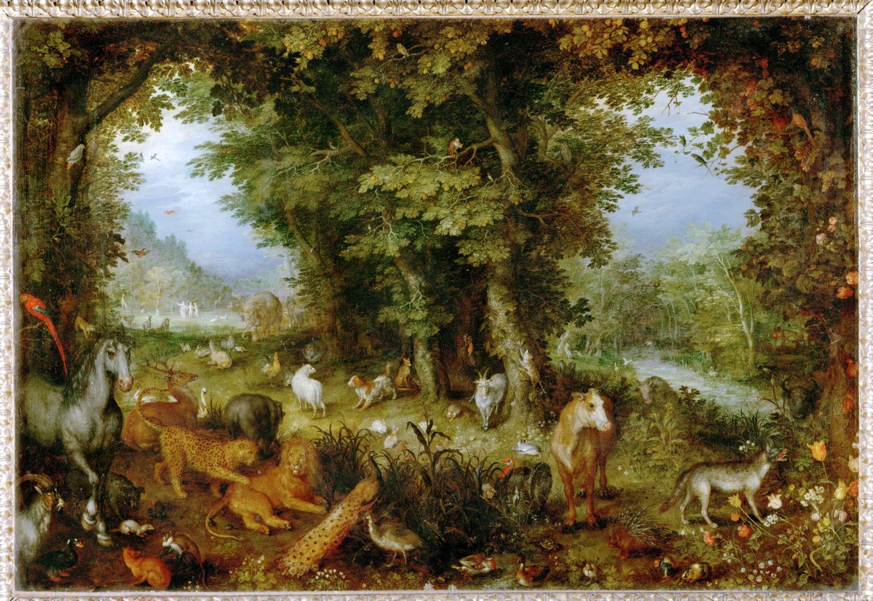 Le Paradis terrestre - Maanpäällinen paratiisi ... tekijältä Jan the Elder Brueghel