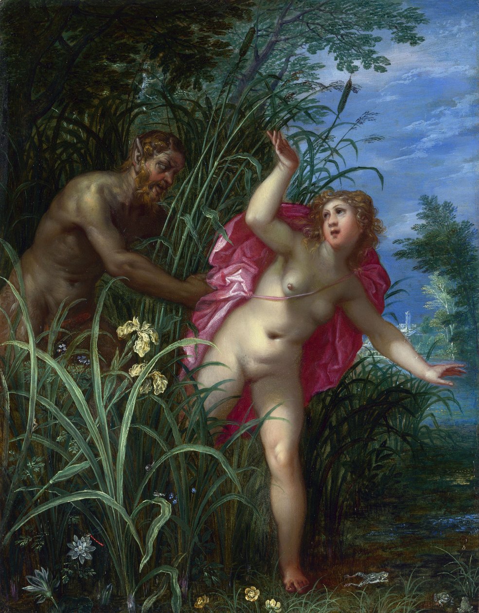 Pan jahtaa Syrinxiä - Pan jahtaa Syrinxiä - Brueghel, Jan, vanhin (1568-1625) (Jan Brueghel 