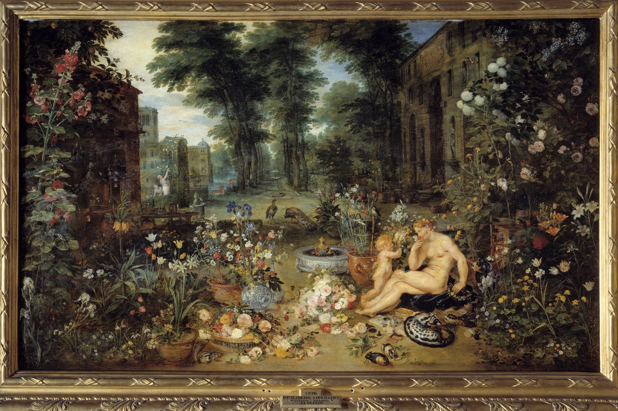 Haju. Allegoria viidestä aistista Jan I Brueghel Dit De Veloursin maalaus (1568-1625) tekijältä Jan the Elder Brueghel