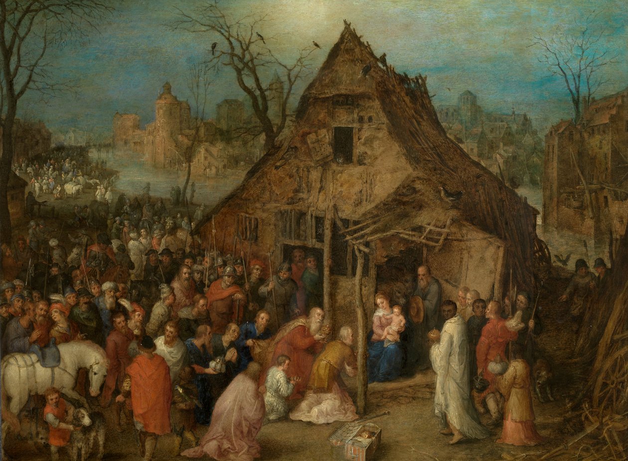 Maagien palvominen tekijältä Jan the Elder Brueghel