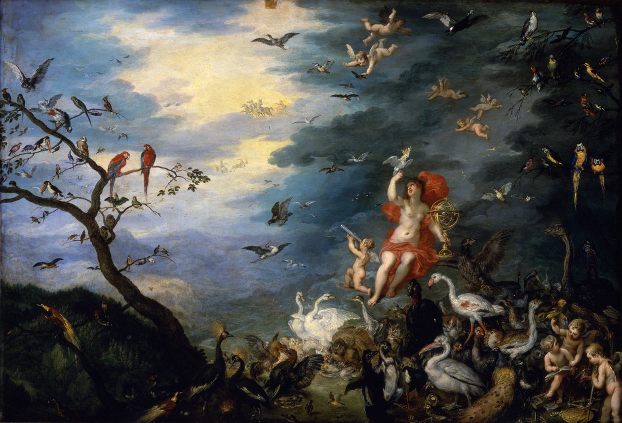 Ilman allegoria sarjasta "Allegoria of the Elements", 1621 tekijältä Jan the Elder Brueghel