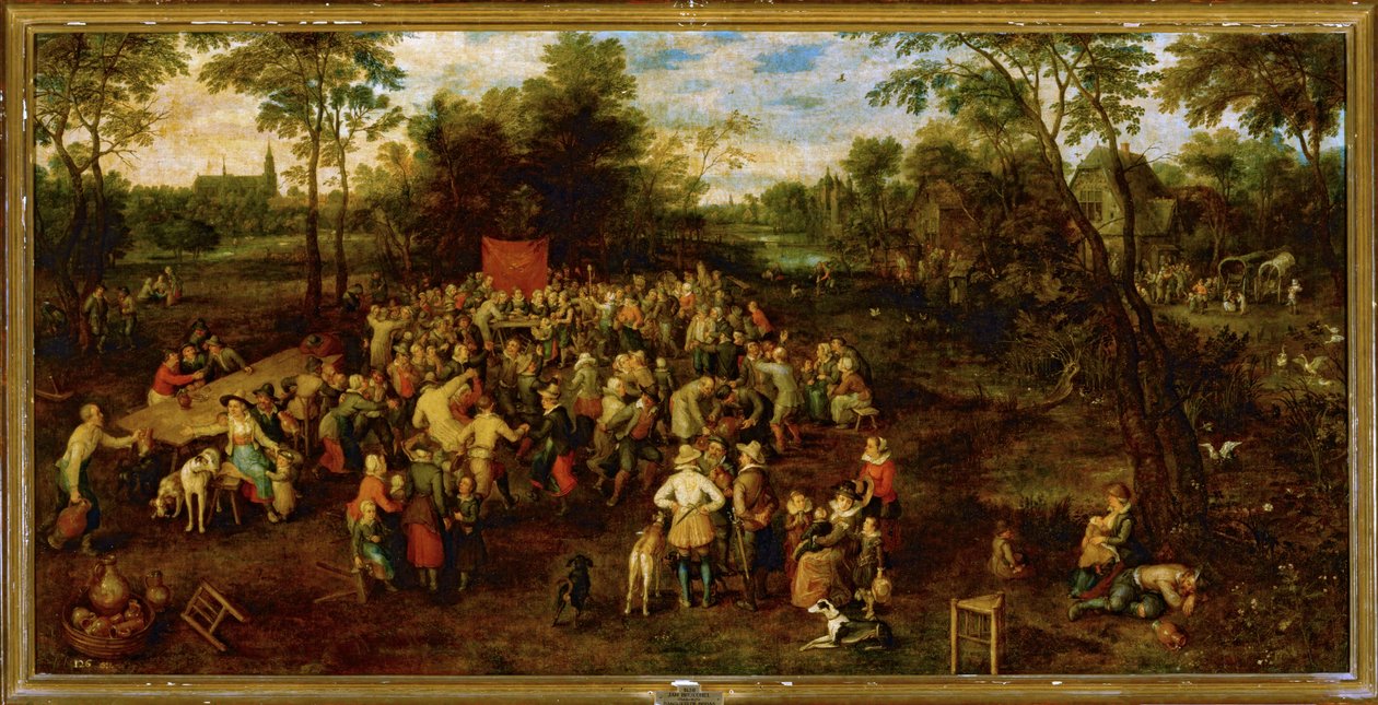 Hääjuhla ... (maalaus kankaalle) tekijältä Jan the Elder Brueghel