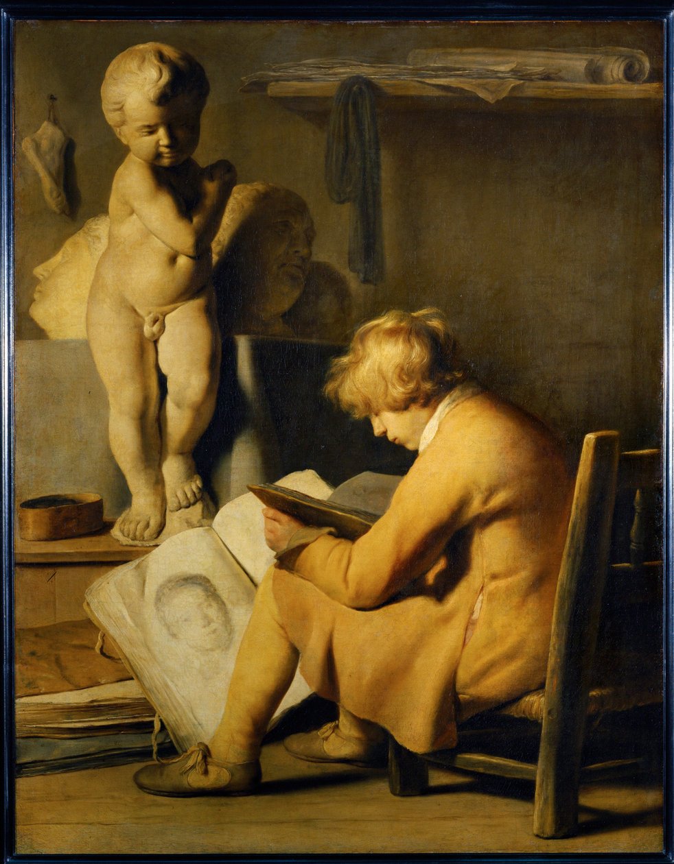 Jeune peintre - Nuori maalari ... tekijältä Jan the Elder Lievens