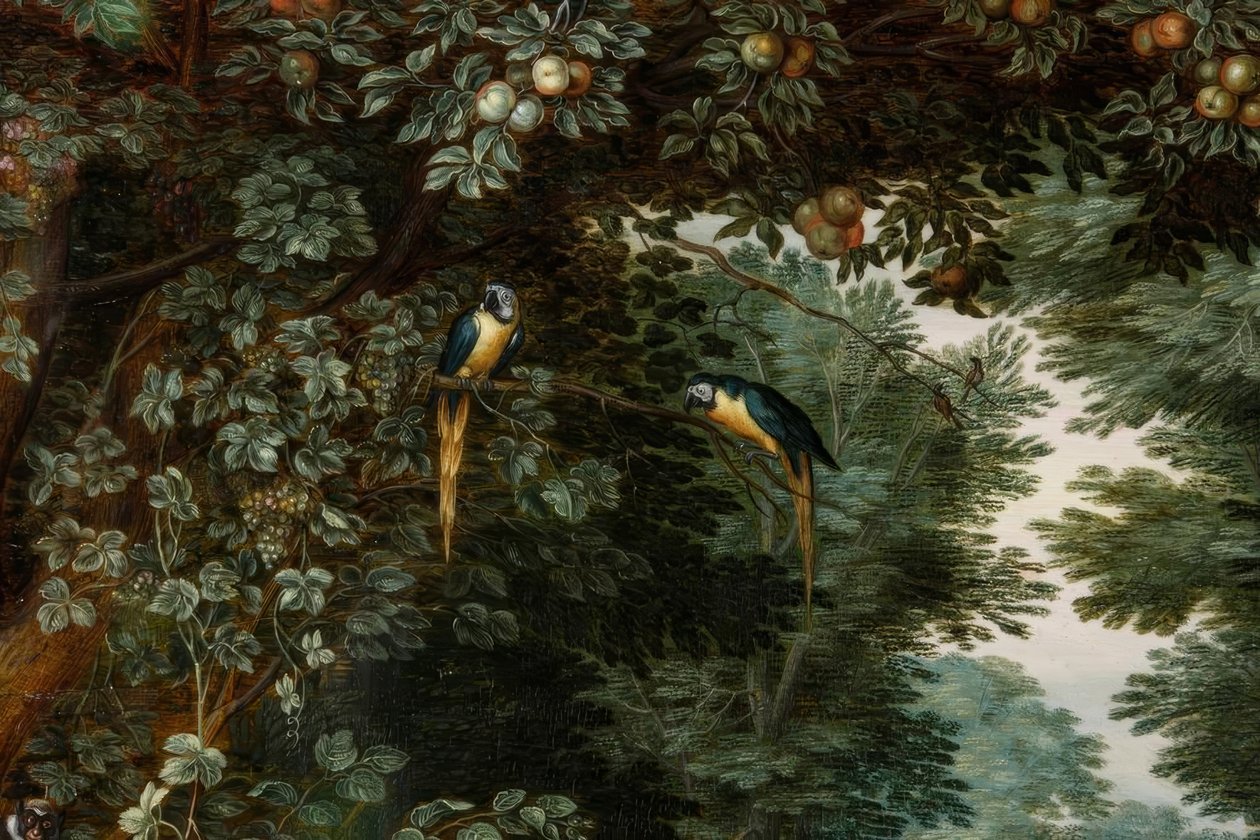 Allegoria maa ja vesi alkuaineista tekijältä Jan Brueghel the Younger