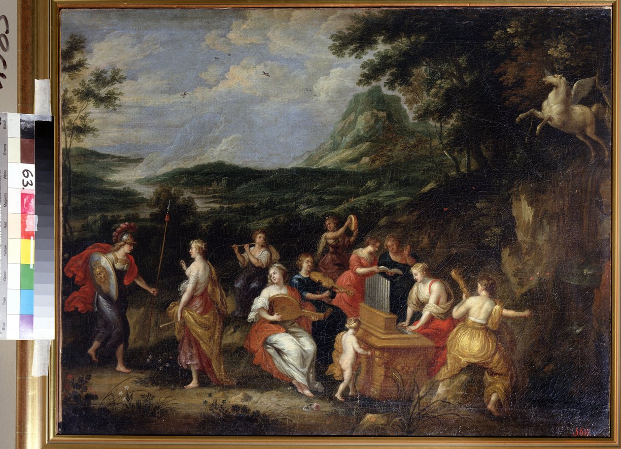 Pallas Athena ja Muses tekijältä Jan van Balen