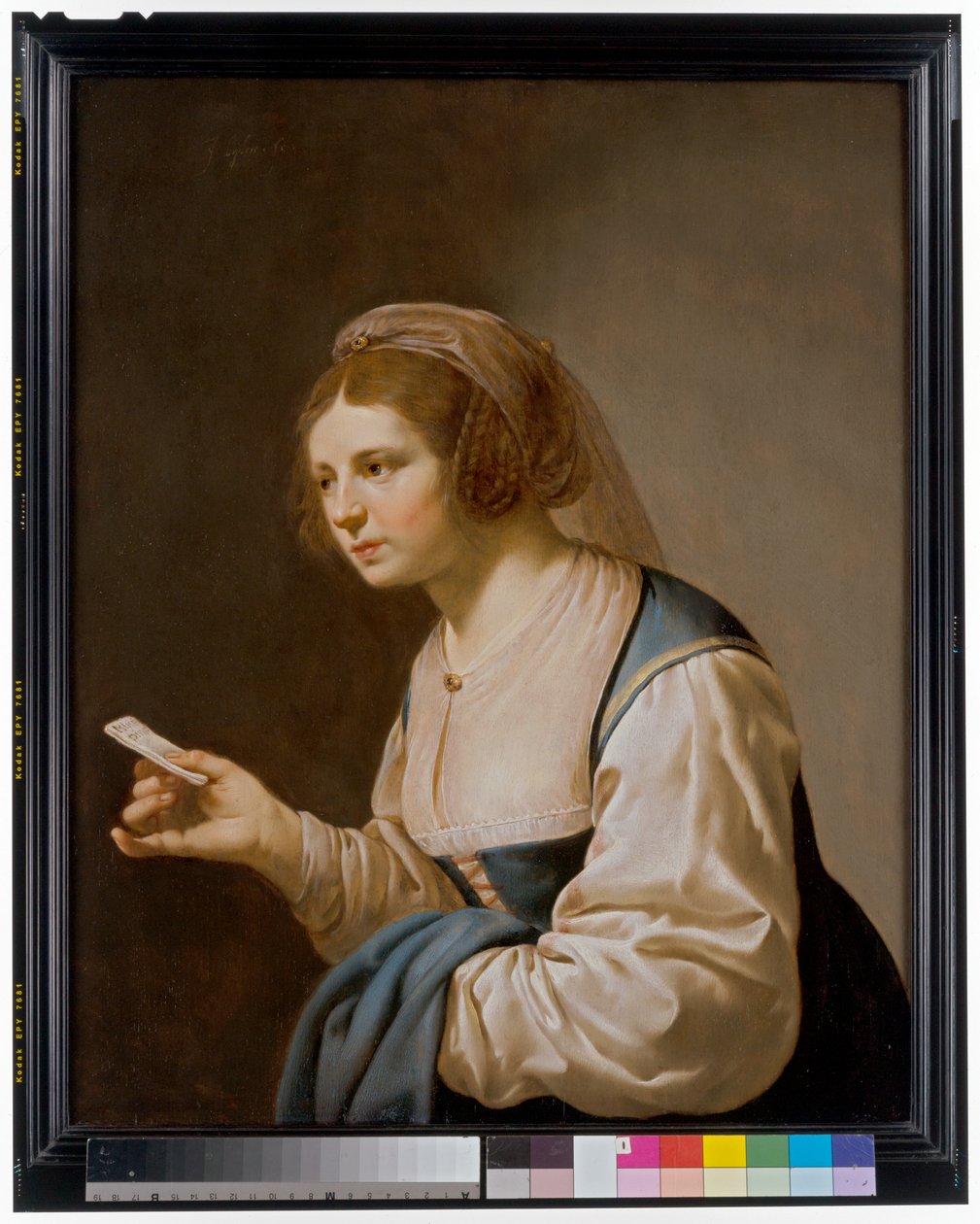 Nuori tyttö, jolla on kirje tekijältä Jan van Bijlert or Bylert