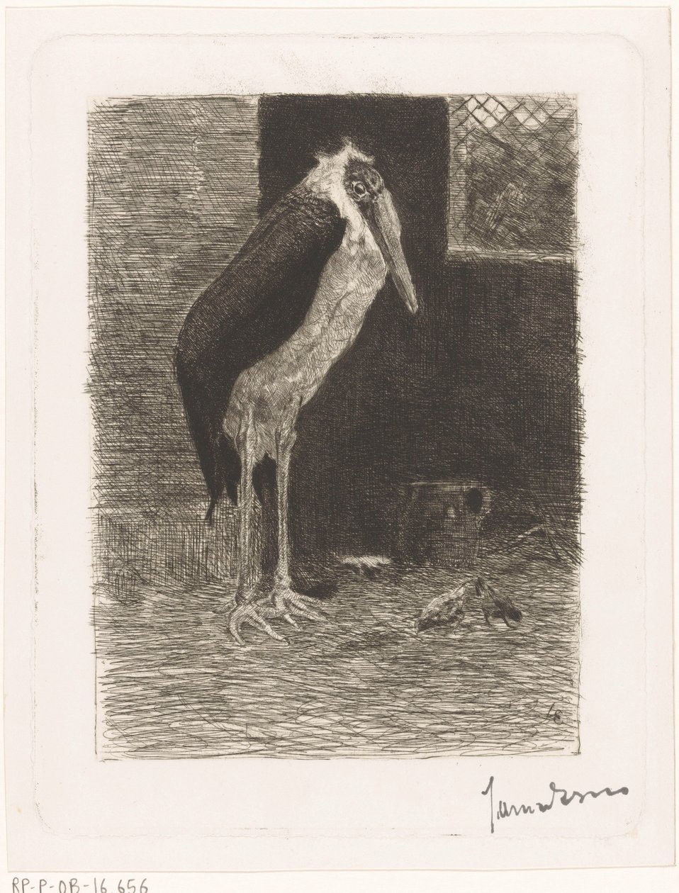 Marabou tekijältä Jan van Essen (signed by artist)