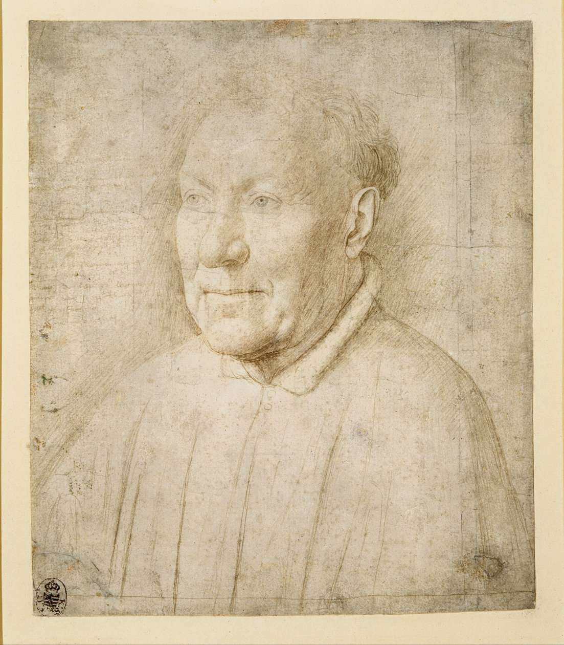 Muotokuva kardinaali Niccolò Albergatista tekijältä Jan van Eyck