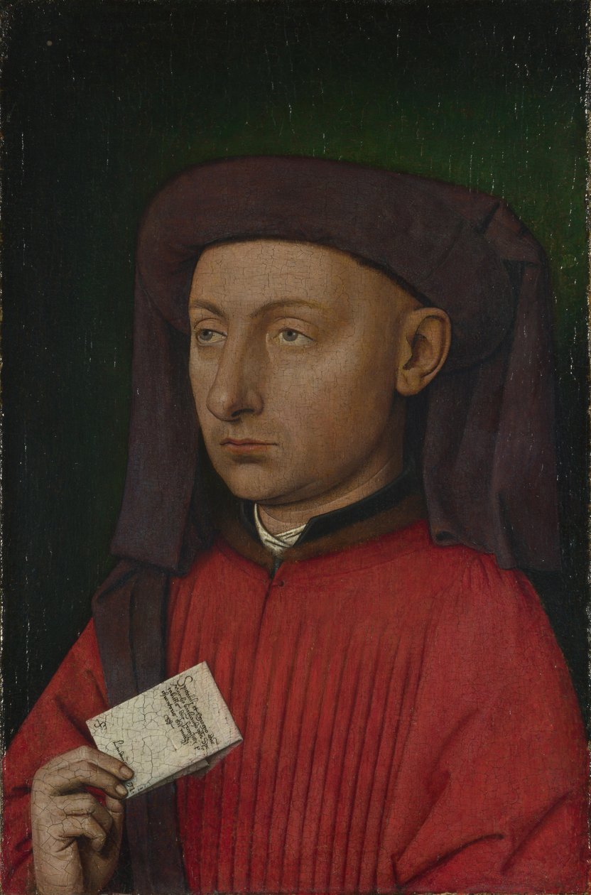 Marco Barbarigon muotokuva, n. 1449-1450 tekijältä Jan van Eyck