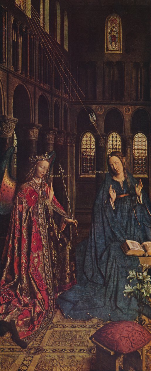 Ilmoitus, 1434-1436 tekijältä Jan van Eyck