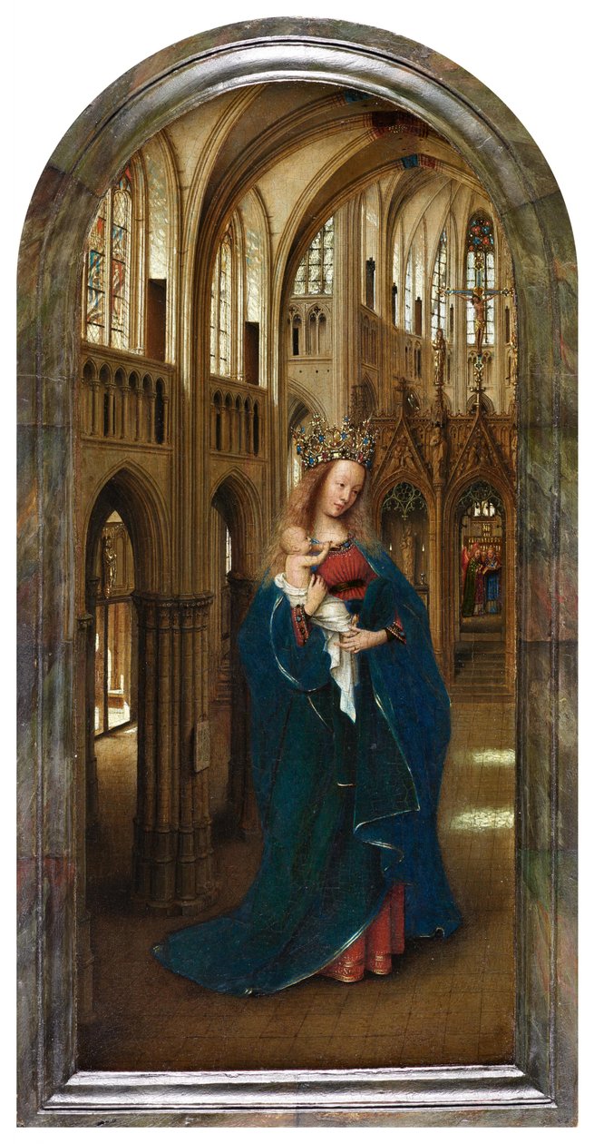 Madonna kirkossa tekijältä Jan van Eyck