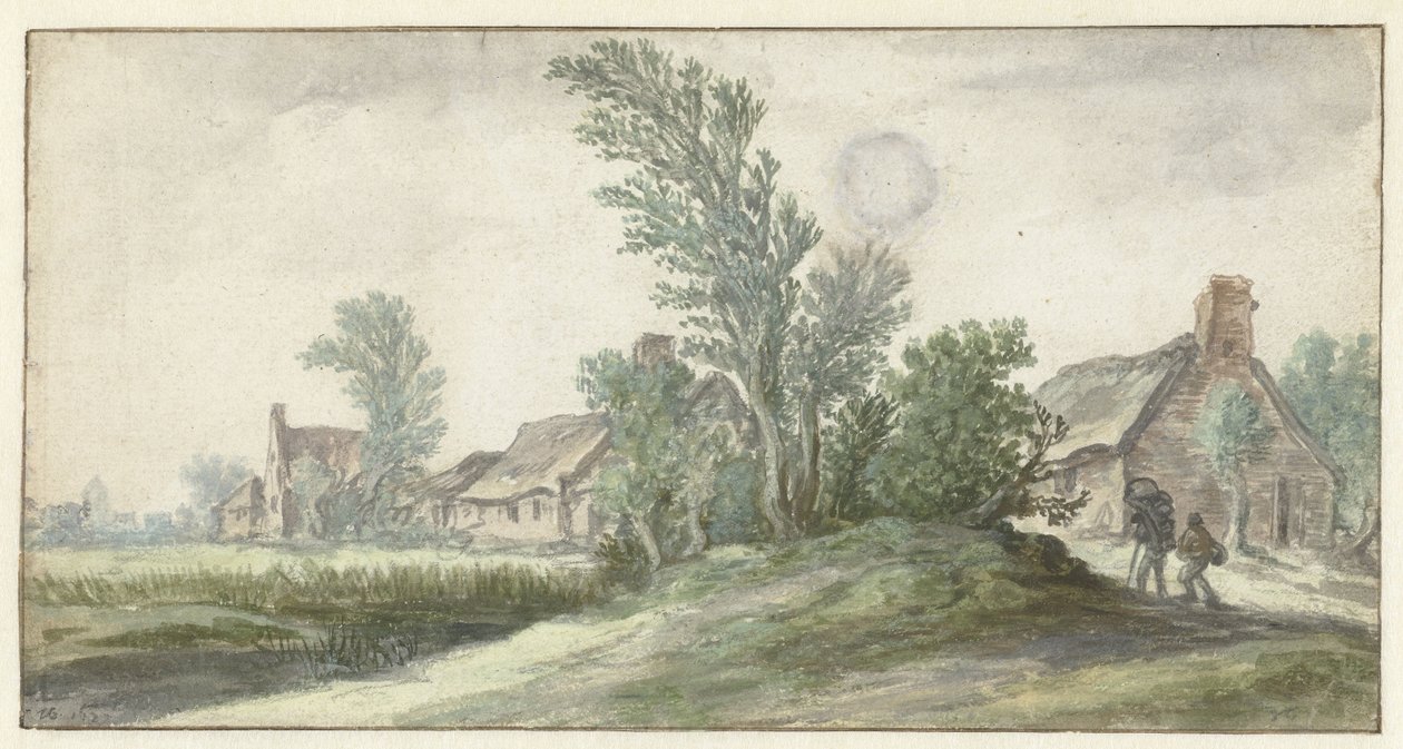 Näkymä kylään tekijältä Jan van Goyen (possibly)