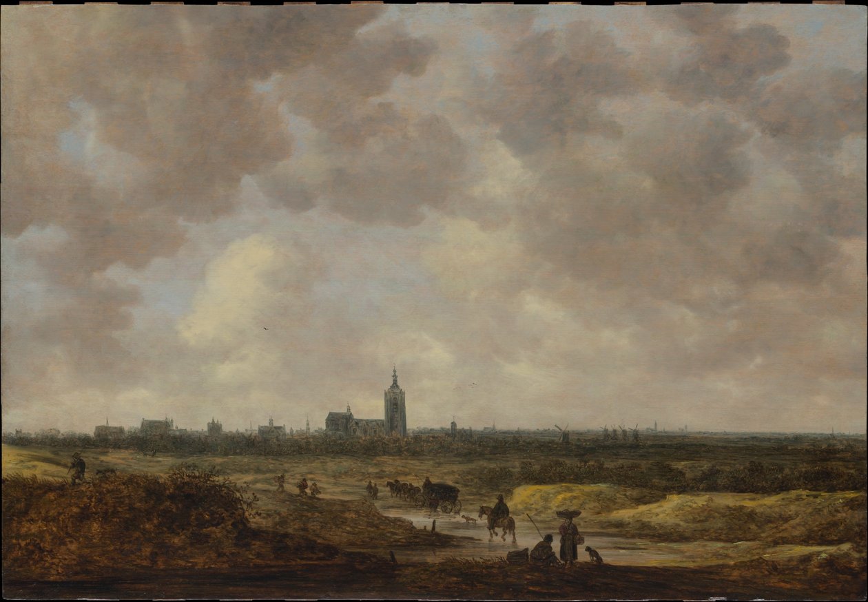 Näkymä Haagista luoteesta tekijältä Jan van Goyen