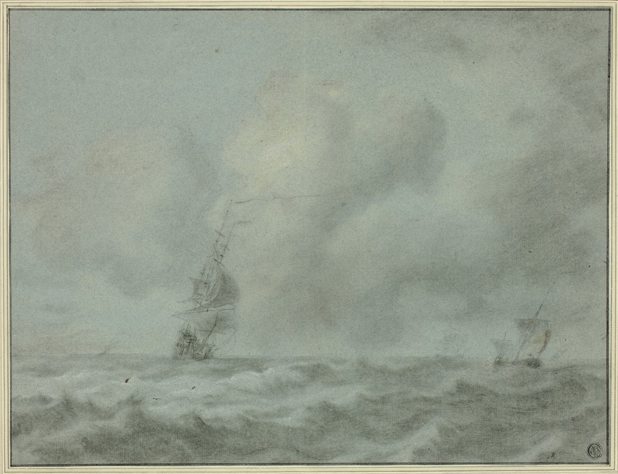 Veneitä valtamerellä tekijältä Jan van Goyen