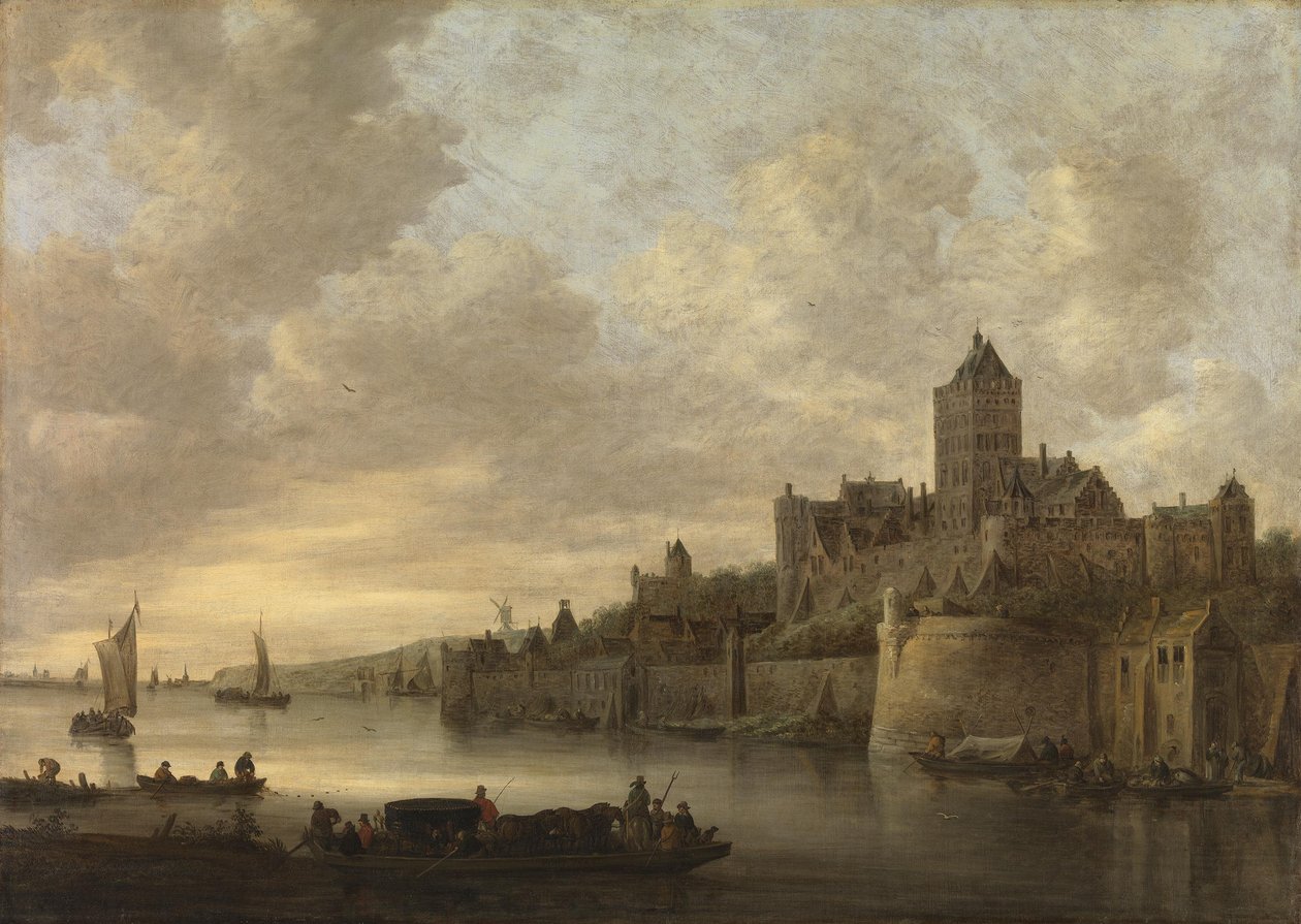 Der Valkhof Nijmegenissä tekijältä Jan van Goyen