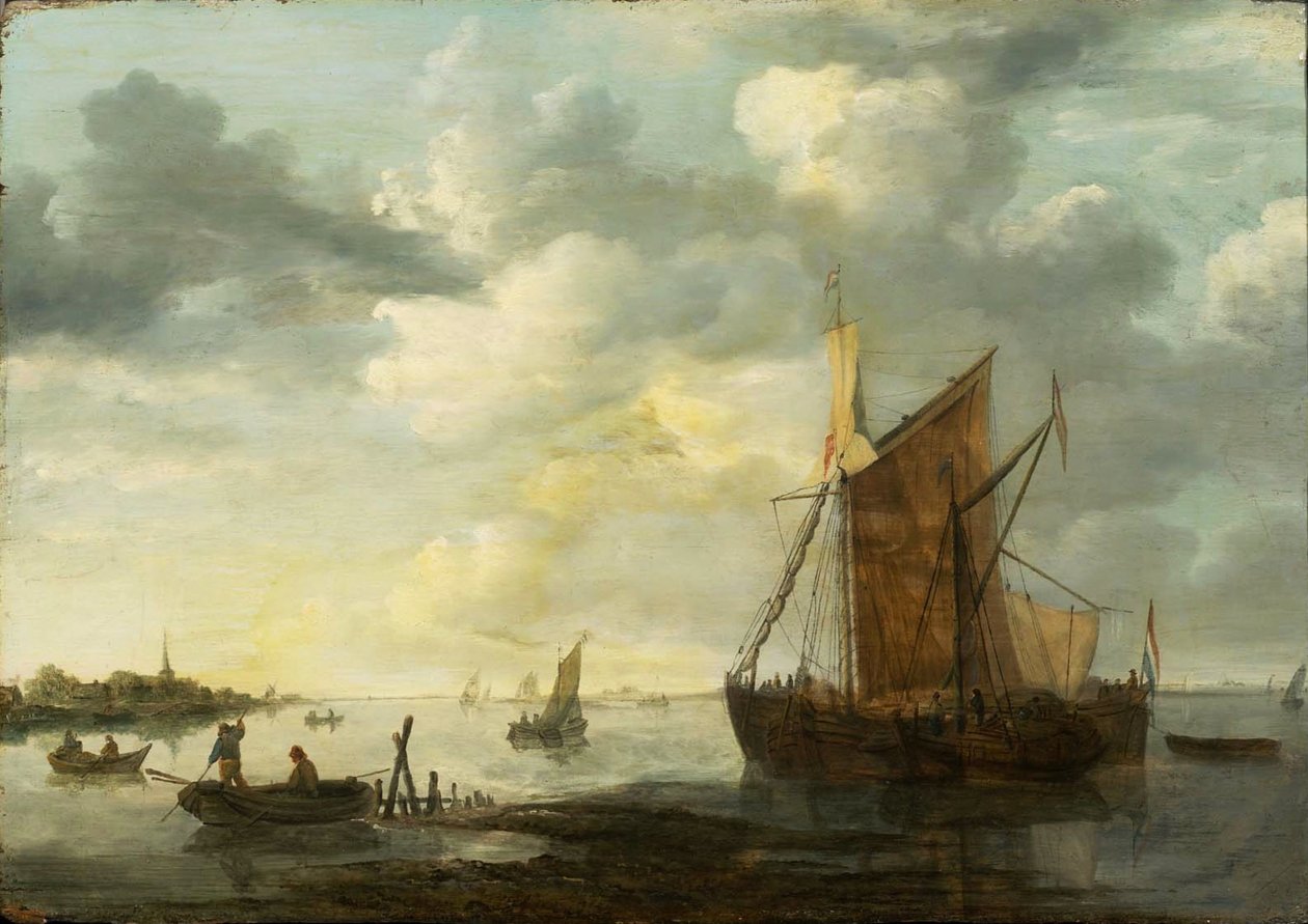 Ilta Maasilla tekijältä Jan van Goyen