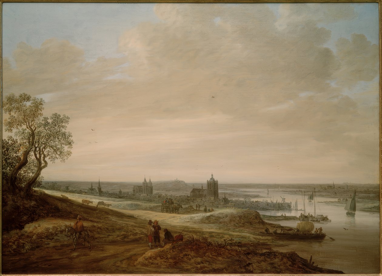 Panoraamamaisema Arnhemiin tekijältä Jan van Goyen