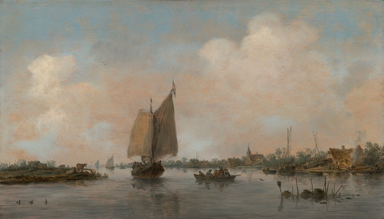 Riverview tekijältä Jan van Goyen