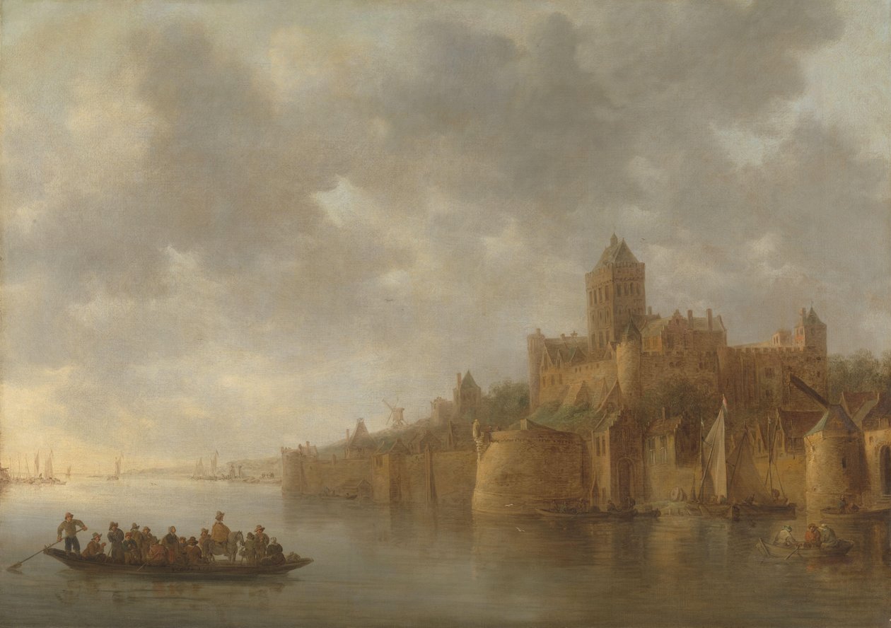 Valkhof Nijmegenissä tekijältä Jan van Goyen