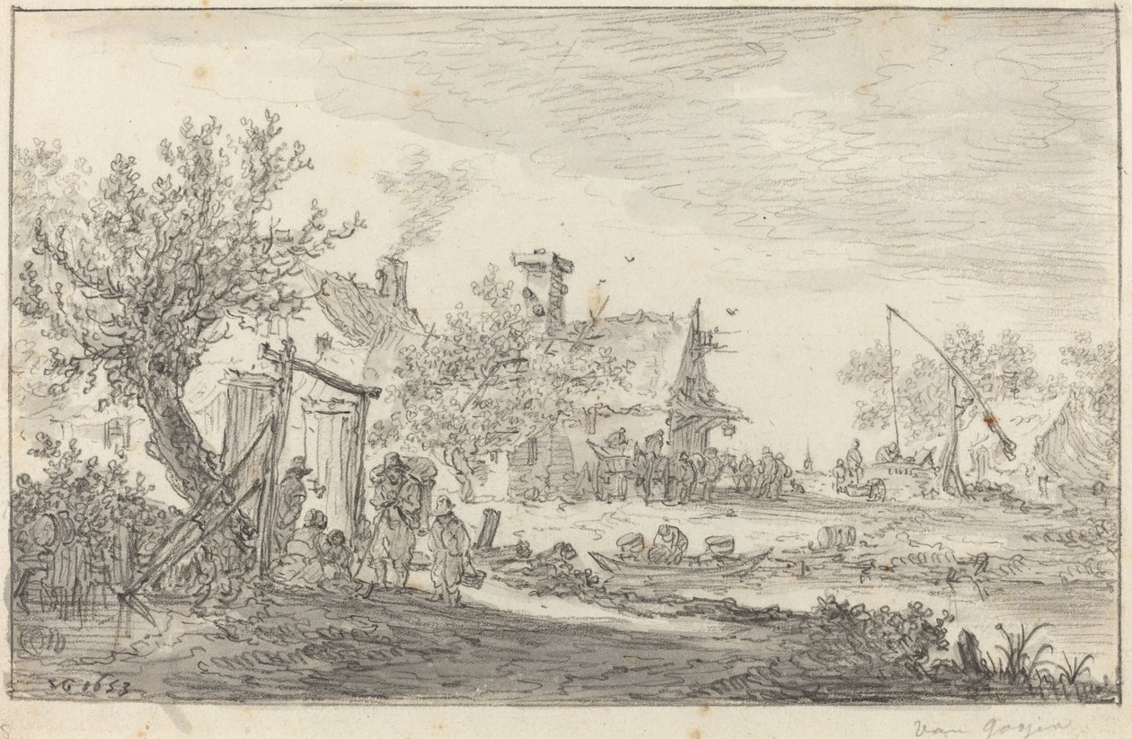 Wayside Inn tekijältä Jan van Goyen