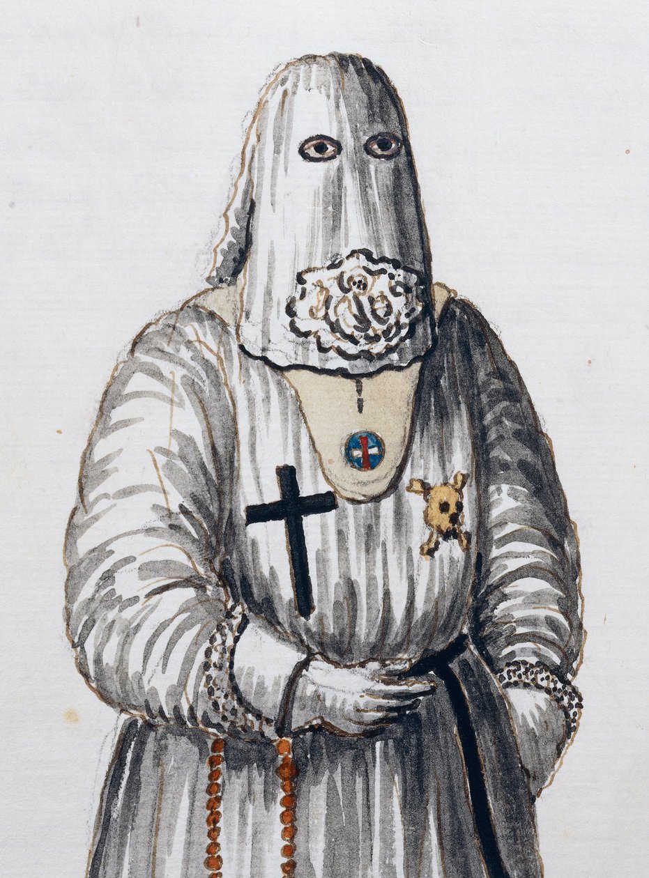 Kristuksen esirukouksen liitto, jonka perusti 1. helmikuuta 1500 Venetsian Vapahtajan kanonit, osa II, f 66, Giovanni di Grevembroch tai Grevenbroch (1731-1807) tekijältä Jan van Grevenbroeck