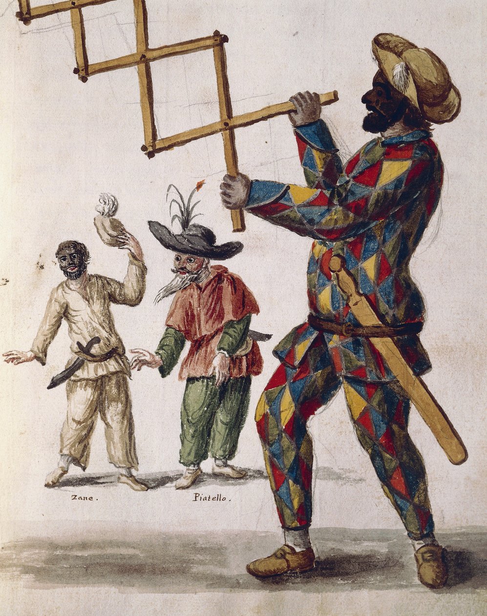 Harlekiini, Commedia dell