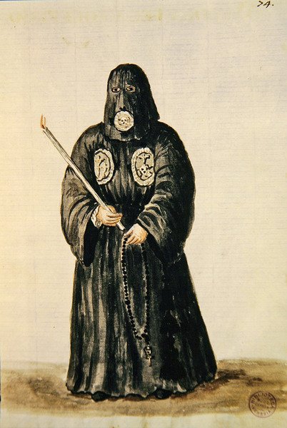 Ristiinnaulitsemisen maallikkokillan kaapuja (kynä & muste ja wc paperilla) tekijältä Jan van Grevenbroeck