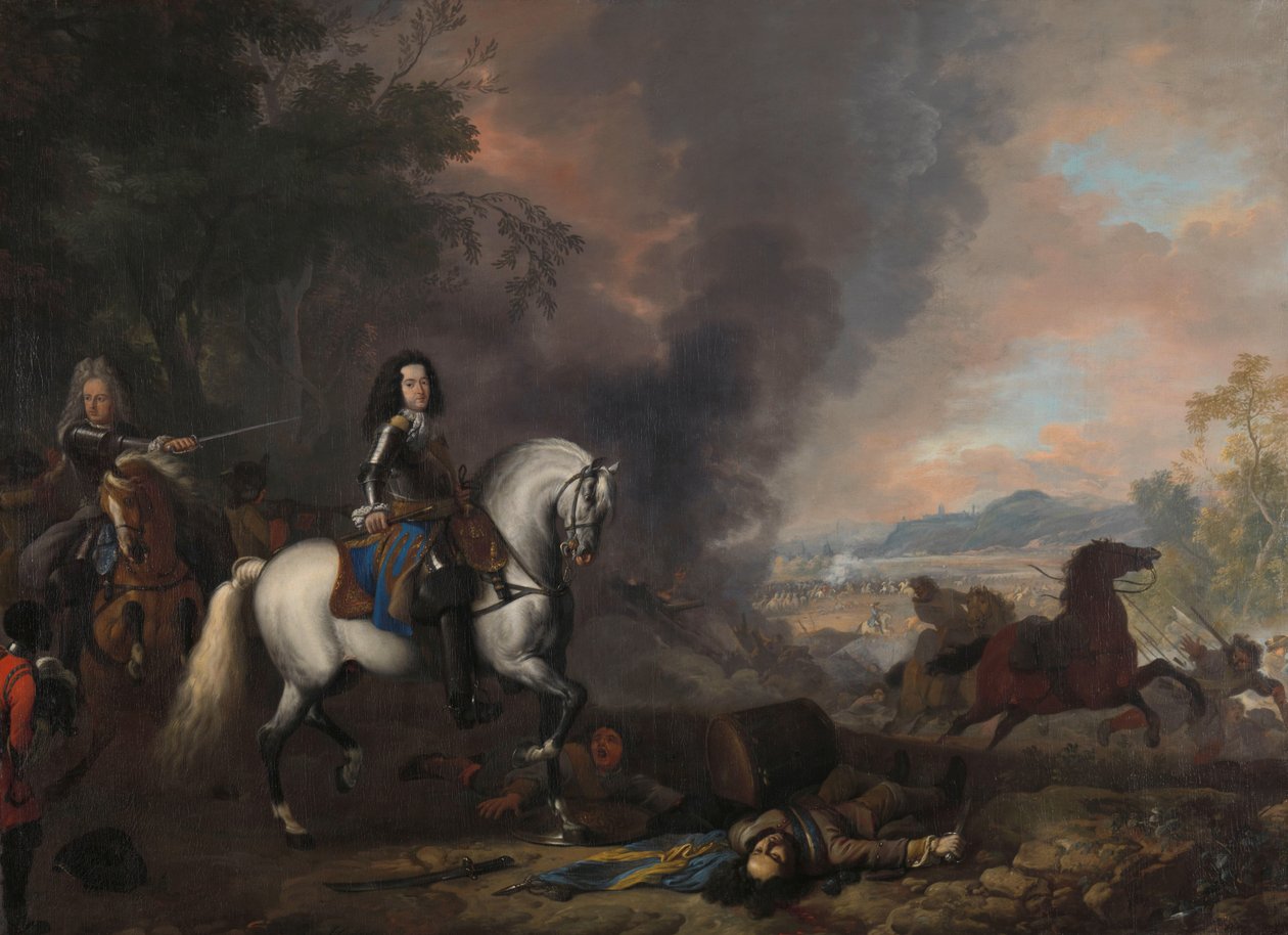 Henry Casimir II, Nassau-Dietzin prinssi, taistelussa Hendrik Casimir II (1657-96), Nassau-Dietzin prinssi, komentajana taistelussa tekijältä Jan van Huchtenburg