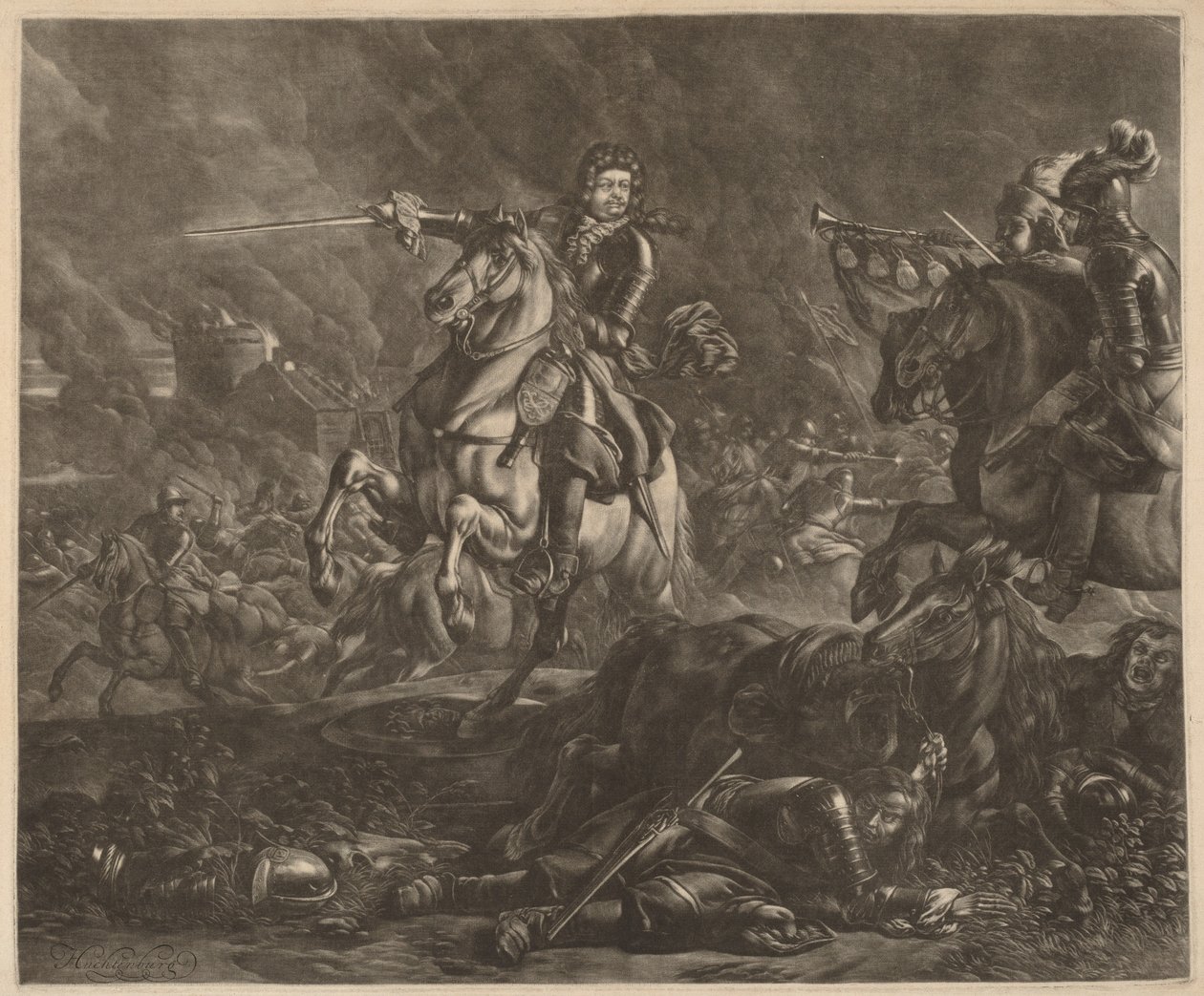 Kenraali hevosen selässä (Charles of Lorraine) tekijältä Jan van Huchtenburgh