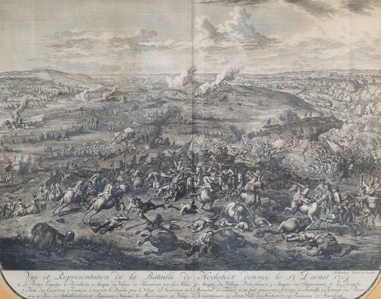 Höchstädtin taistelu 13. elokuuta 1704 tekijältä Jan van Huchtenburgh