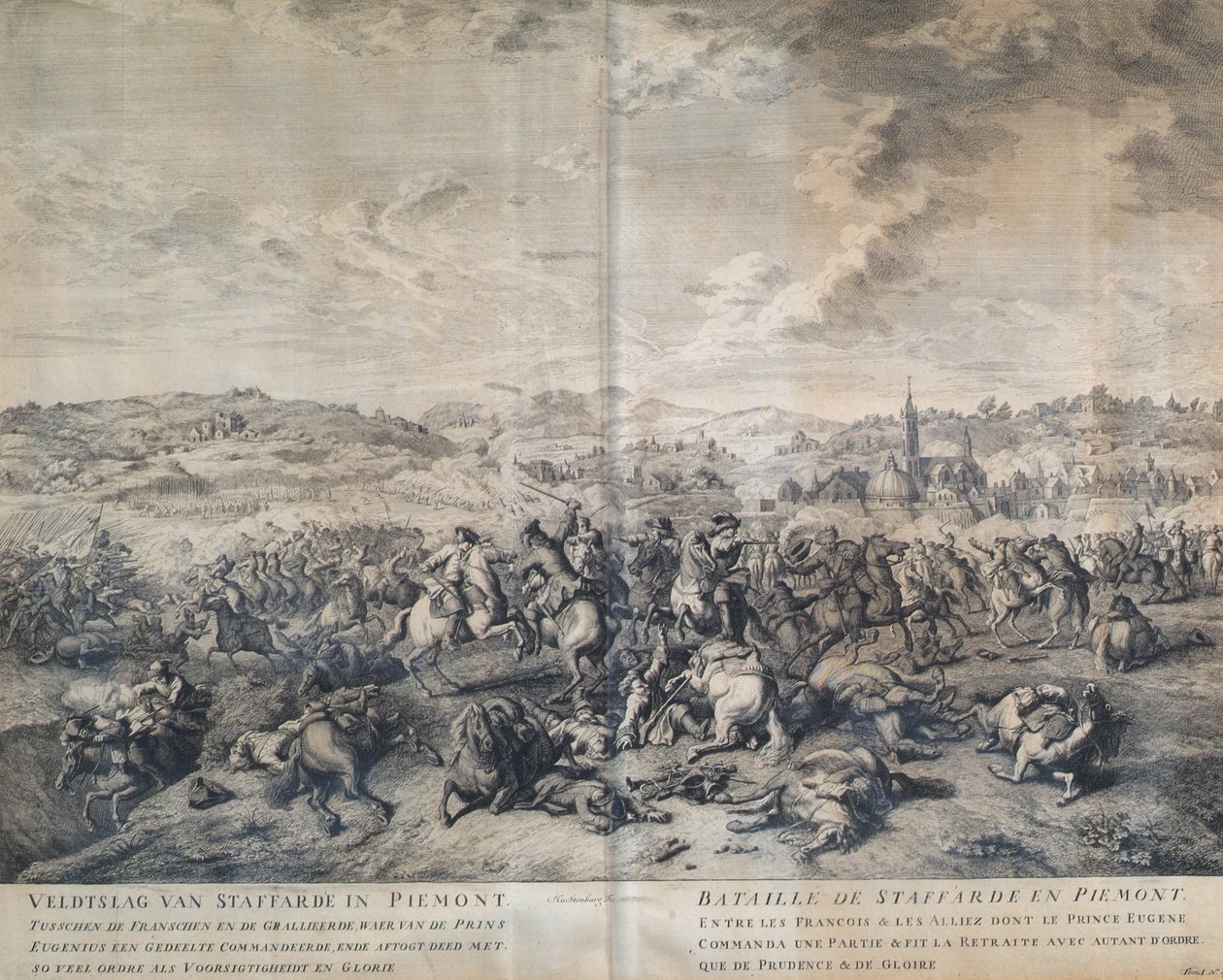 Staffardan taistelu 18. elokuuta 1690 tekijältä Jan van Huchtenburgh