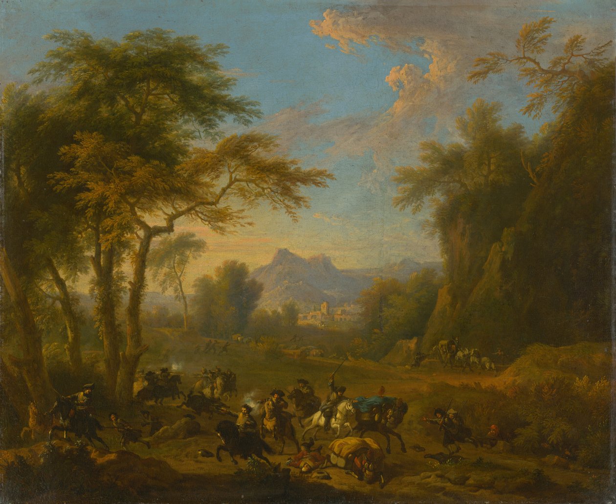 Rytmi, noin 1717. tekijältä Jan van Huchtenburgh