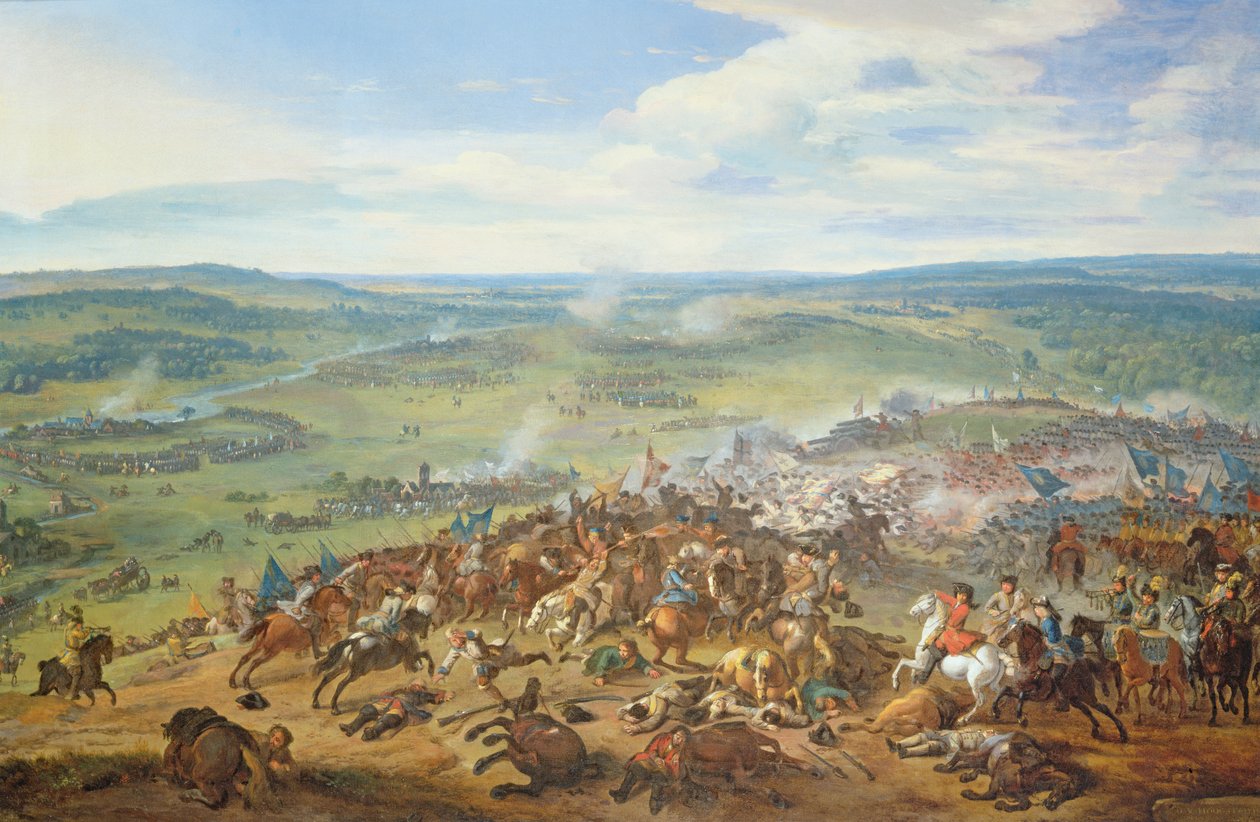 Taistelu Blenheimissa, lähellä Hochstadtia (Baijeri), 1704 tekijältä Jan van Huchtenburgh