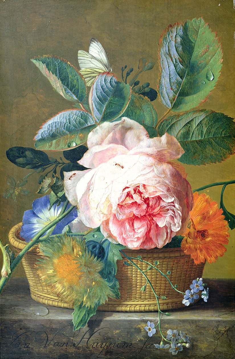 Kori kukilla, 1740-45 tekijältä Jan van Huysum